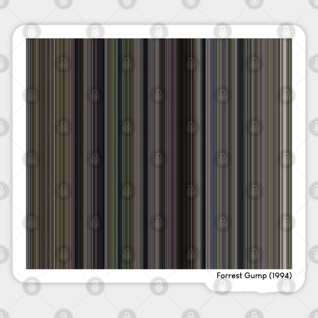 Forrest Gump (1994) - Every Frame of the Movie Sticker by ColorofCinema